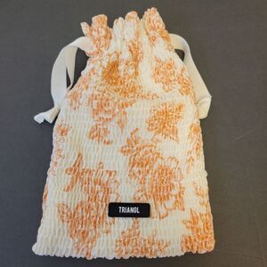 Triangl Drawstring Stretchy Lining Bikini Bag